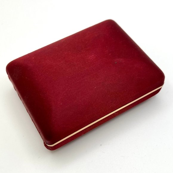 SWANK Men's Red Cut Glass Cuff Links & Tie Tack Set - Picture 3 of 6